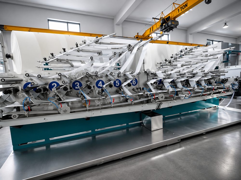 Wet wipes making machine